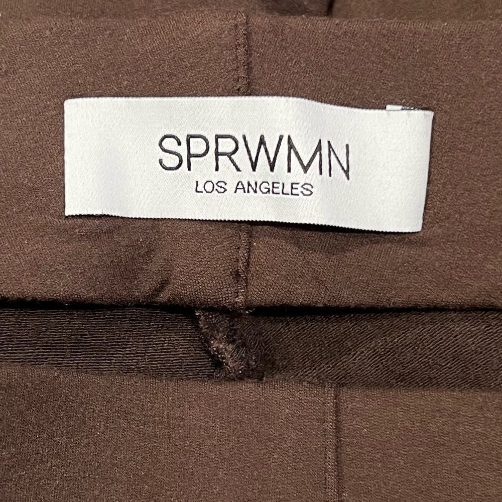 SPRWMN Dark Chocolate Micro Flare City Leggings Women’s Small - Picture 2 of 4